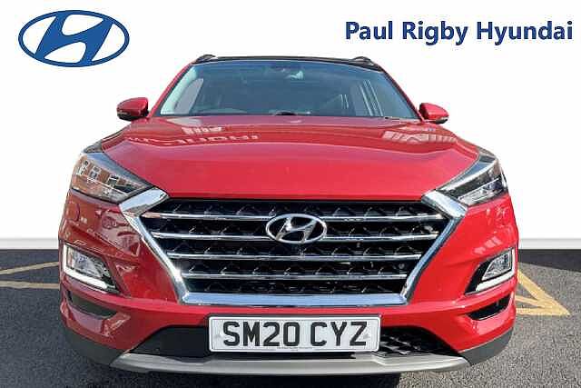 Hyundai TUCSON 2.0 CRDi 48Volt MHEV Premium SE 5dr 4WD DCT Red