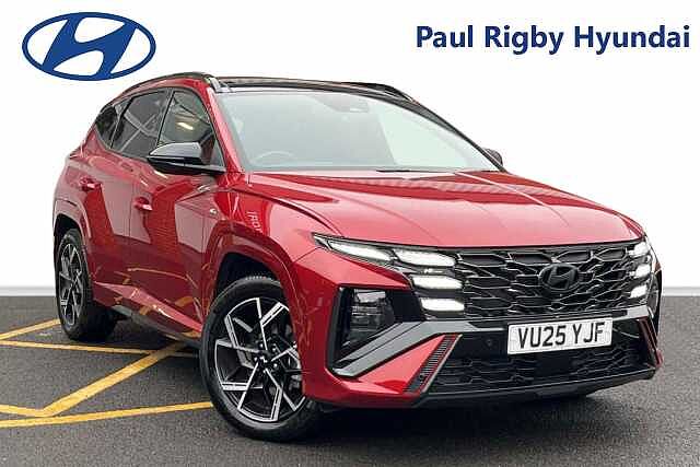 Hyundai TUCSON 1.6T Hybrid N Line S 5dr Auto Red