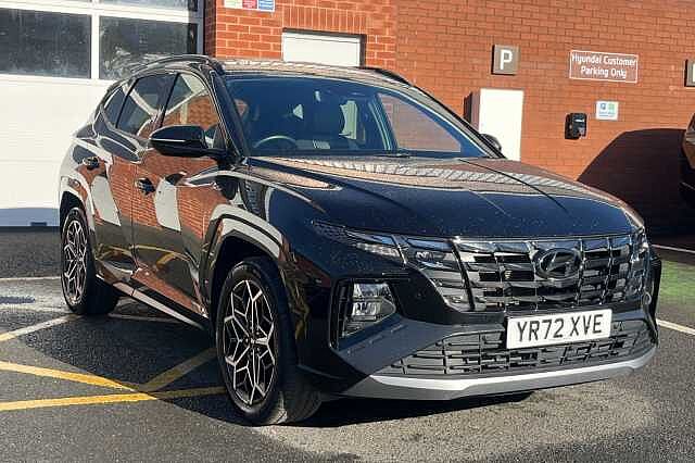 Hyundai TUCSON 1.6 T-GDi Hybrid 230ps N Line 5dr 2WD Auto Black