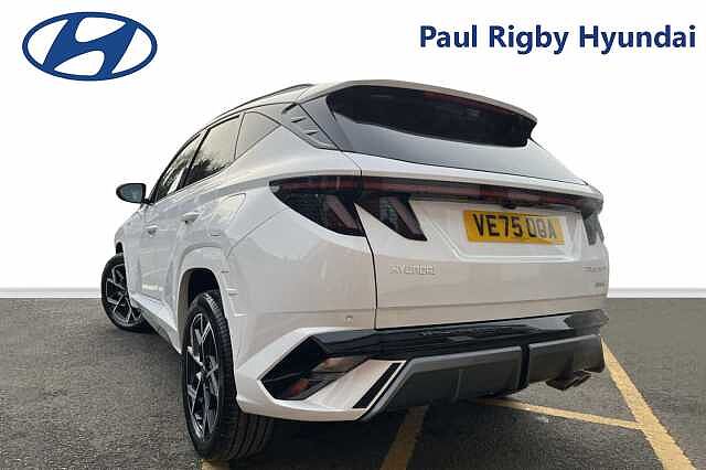 Hyundai TUCSON 1.6T Hybrid N Line 5dr Auto White