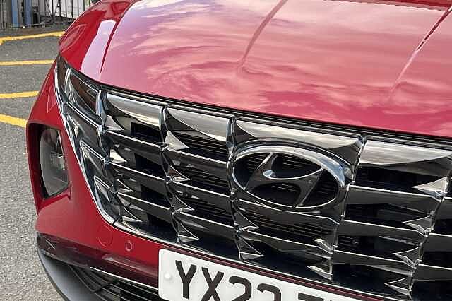 Hyundai TUCSON 1.6 T-GDi Hybrid 230ps Ultimate 5dr 2WD Auto Red