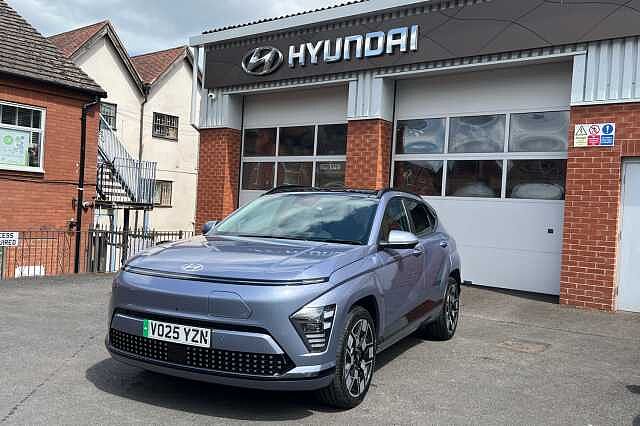 Hyundai KONA ELECTRIC (218ps) Ultimate 65kWh Blue