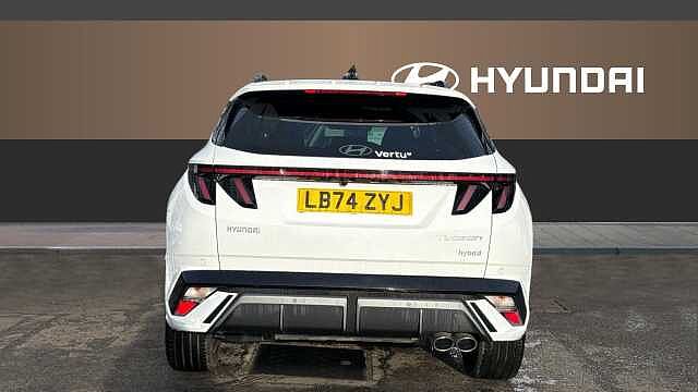 Hyundai TUCSON 1.6T Hybrid N Line S 5dr Auto Hybrid Estate White