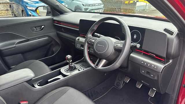 Hyundai KONA 1.6T 138 N Line 5dr Petrol Hatchback Red