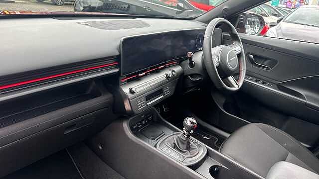 Hyundai KONA 1.6T 138 N Line 5dr Petrol Hatchback Red