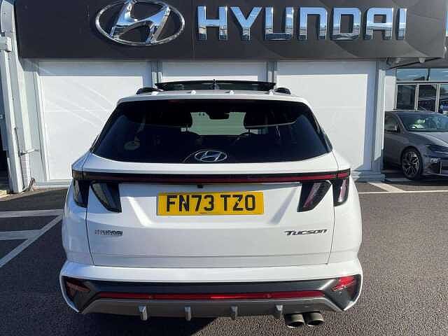 Hyundai TUCSON 1.6 TGDi N Line S 5dr 2WD White