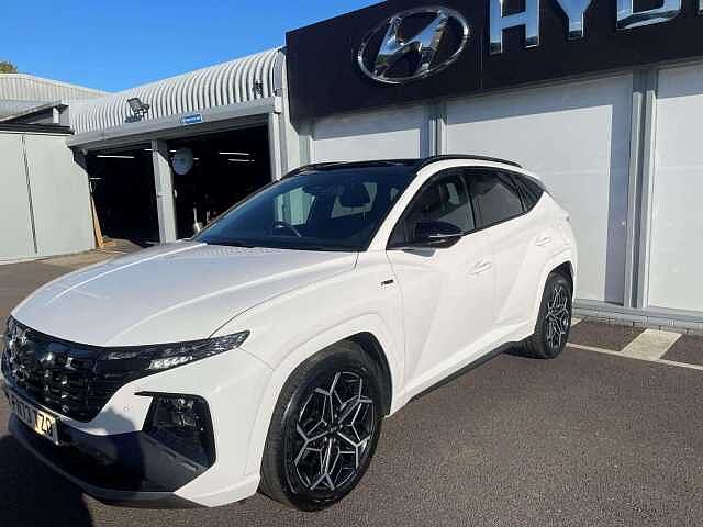 Hyundai TUCSON 1.6 TGDi N Line S 5dr 2WD White