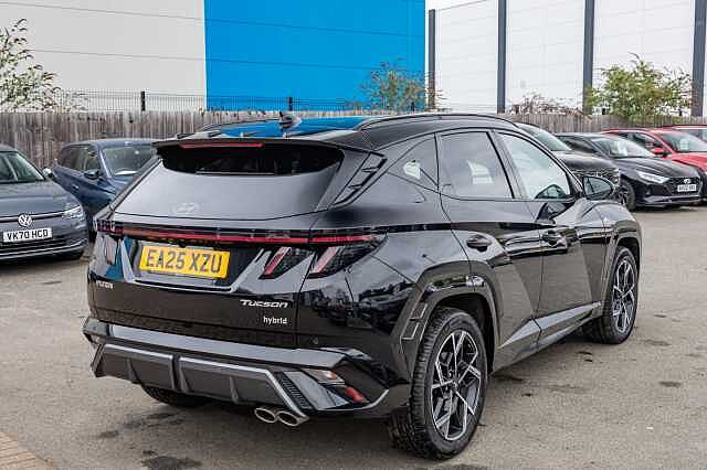 Hyundai TUCSON 1.6T Hybrid N Line S 5dr Auto Abyss Black