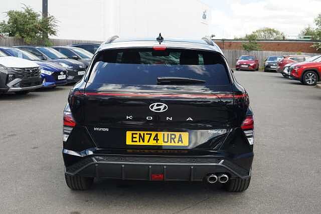 Hyundai KONA 1.6 Hybrid 129 N Line S 5dr DCT Abyss Black