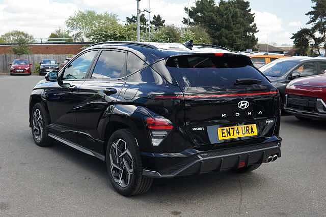 Hyundai KONA 1.6 Hybrid 129 N Line S 5dr DCT Abyss Black
