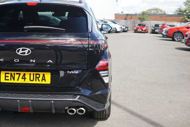 Hyundai KONA 1.6 Hybrid 129 N Line S 5dr DCT Abyss Black