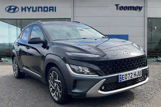 Hyundai KONA 1.6 H Gdi Premium Suv 5dr Petrol Hybrid Dct Euro 6 (s/s) (141 Ps) Black