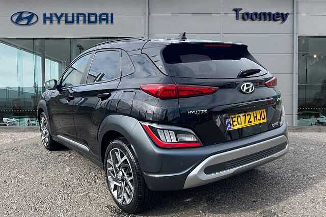 Hyundai KONA 1.6 H Gdi Premium Suv 5dr Petrol Hybrid Dct Euro 6 (s/s) (141 Ps) Black