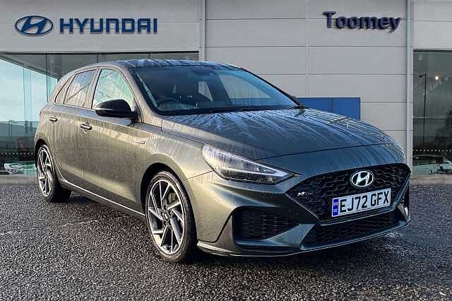 Hyundai I30 1.5 T Gdi Mhev N Line Hatchback 5dr Petrol Hybrid Manual Euro 6 (s/s) (159 Ps) Amazon Grey