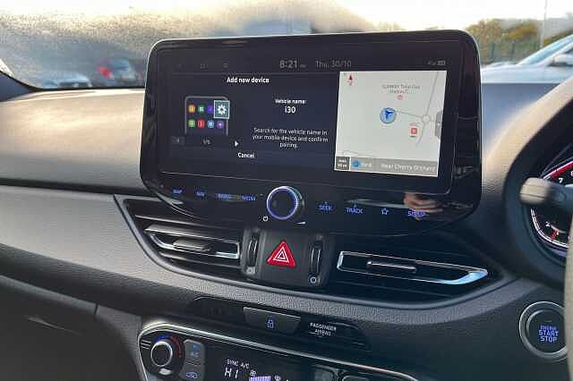 Hyundai I30 1.5 T Gdi Mhev N Line Hatchback 5dr Petrol Hybrid Manual Euro 6 (s/s) (159 Ps) Amazon Grey
