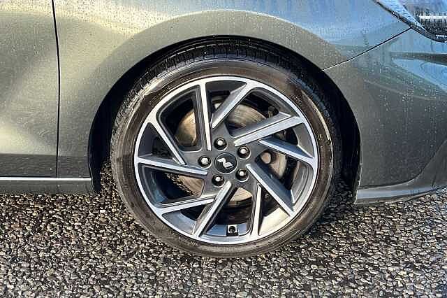 Hyundai I30 1.5 T Gdi Mhev N Line Hatchback 5dr Petrol Hybrid Manual Euro 6 (s/s) (159 Ps) Amazon Grey