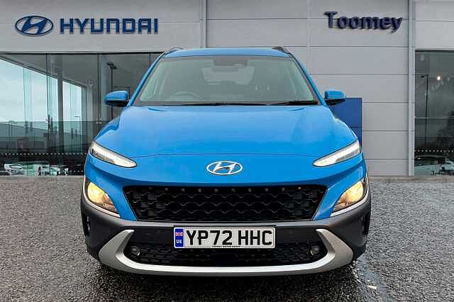 Hyundai KONA 1.6 H Gdi Premium Suv 5dr Petrol Hybrid Dct Euro 6 (s/s) (141 Ps) Surfy Blue