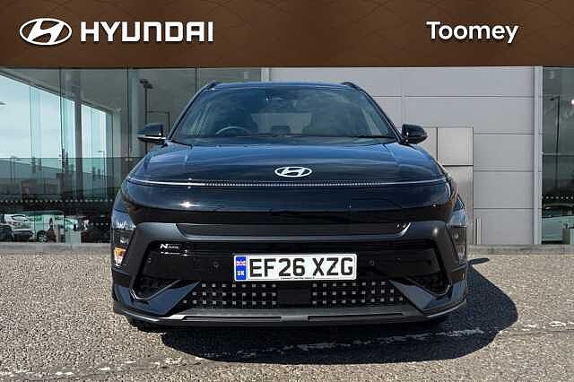 Hyundai KONA 65.4kwh N Line Suv 5dr Electric Auto (218 Ps) Abyss Black