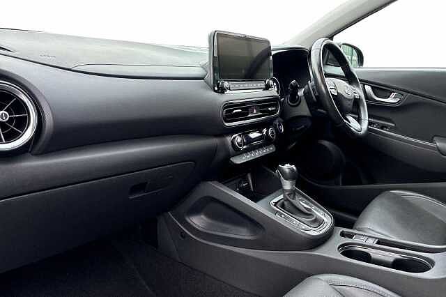 Hyundai KONA 1.6 H Gdi Ultimate Suv 5dr Petrol Hybrid Dct Euro 6 (s/s) (141 Ps) Black