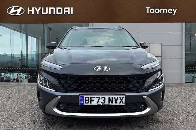 Hyundai KONA 1.6 H Gdi Ultimate Suv 5dr Petrol Hybrid Dct Euro 6 (s/s) (141 Ps) Black