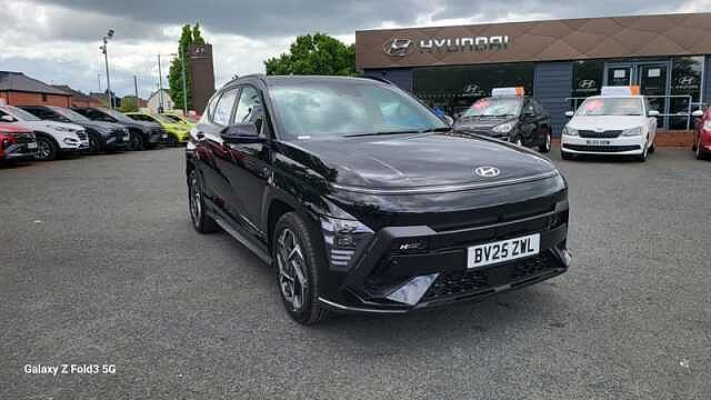 Hyundai KONA 1.6 h-GDi N Line S SUV 5dr Petrol Hybrid DCT Euro 6 (s/s) (129 ps) Black