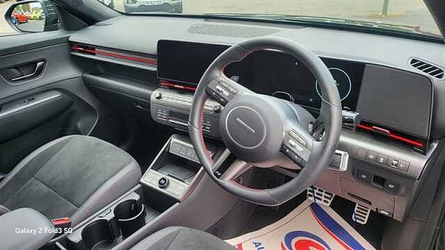 Hyundai KONA 1.6 h-GDi N Line S SUV 5dr Petrol Hybrid DCT Euro 6 (s/s) (129 ps) Black