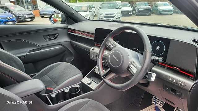 Hyundai KONA 1.6 h-GDi N Line S SUV 5dr Petrol Hybrid DCT Euro 6 (s/s) (129 ps) Black