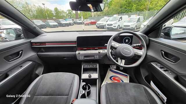 Hyundai KONA 1.6 h-GDi N Line S SUV 5dr Petrol Hybrid DCT Euro 6 (s/s) (129 ps) Black