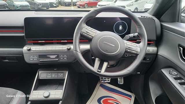 Hyundai KONA 1.6 h-GDi N Line S SUV 5dr Petrol Hybrid DCT Euro 6 (s/s) (129 ps) Black