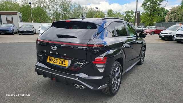 Hyundai KONA 1.6 h-GDi N Line S SUV 5dr Petrol Hybrid DCT Euro 6 (s/s) (129 ps) Black