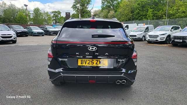 Hyundai KONA 1.6 h-GDi N Line S SUV 5dr Petrol Hybrid DCT Euro 6 (s/s) (129 ps) Black