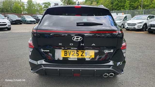 Hyundai KONA 1.6 h-GDi N Line S SUV 5dr Petrol Hybrid DCT Euro 6 (s/s) (129 ps) Black