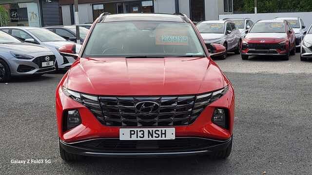 Hyundai TUCSON 1.6 h T-GDi Ultimate SUV 5dr Petrol Hybrid Auto Euro 6 (s/s) (230 ps) Red