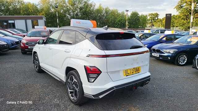 Hyundai KONA 1.6 h-GDi N Line S SUV 5dr Petrol Hybrid DCT Euro 6 (s/s) (141 ps) White