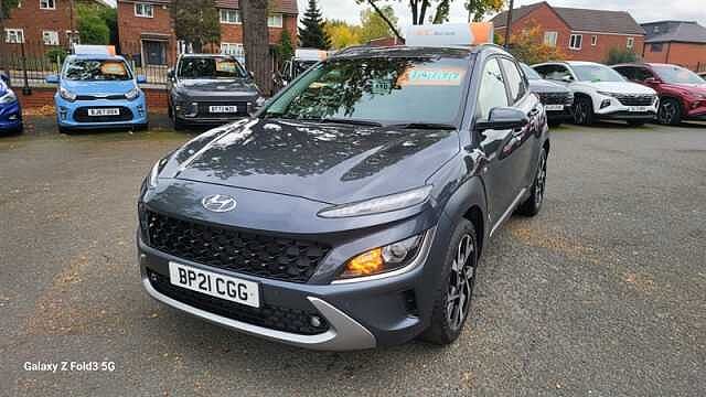 Hyundai KONA 1.0 T-GDi MHEV Premium SUV 5dr Petrol Hybrid Manual Euro 6 (s/s) (120 ps) Grey
