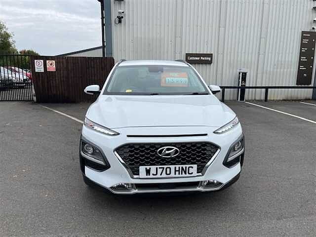 Hyundai KONA 1.6 h-GDi Premium SE SUV 5dr Petrol Hybrid DCT Euro 6 (s/s) (141 ps) White