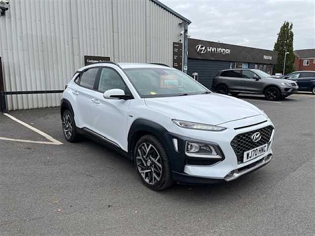 Hyundai KONA 1.6 h-GDi Premium SE SUV 5dr Petrol Hybrid DCT Euro 6 (s/s) (141 ps) White