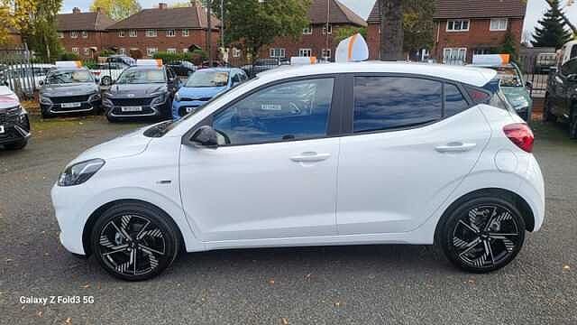 Hyundai I10 1.0 T-GDi N Line Hatchback 5dr Petrol Manual Euro 6 (s/s) (90 ps) White