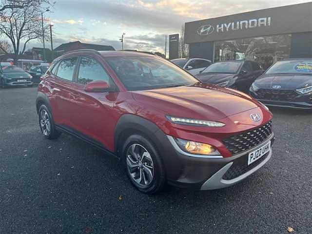 Hyundai KONA 1.6 h-GDi SE Connect SUV 5dr Petrol Hybrid DCT Euro 6 (s/s) (141 ps) Red