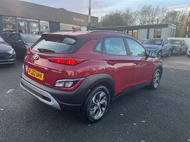 Hyundai KONA 1.6 h-GDi SE Connect SUV 5dr Petrol Hybrid DCT Euro 6 (s/s) (141 ps) Red