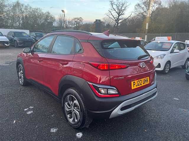 Hyundai KONA 1.6 h-GDi SE Connect SUV 5dr Petrol Hybrid DCT Euro 6 (s/s) (141 ps) Red