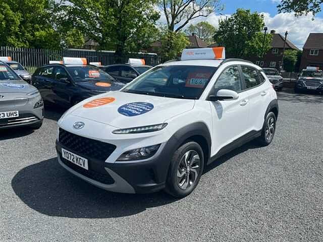 Hyundai KONA 1.6 h-GDi SE Connect SUV 5dr Petrol Hybrid DCT Euro 6 (s/s) (141 ps) White