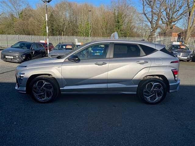 Hyundai KONA 1.6 T-GDi N Line S SUV 5dr Petrol Manual Euro 6 (s/s) (138 ps) Silver
