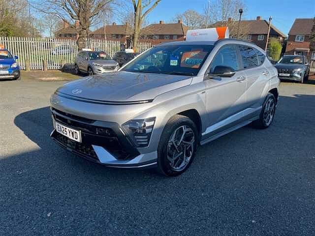 Hyundai KONA 1.6 T-GDi N Line S SUV 5dr Petrol Manual Euro 6 (s/s) (138 ps) Silver