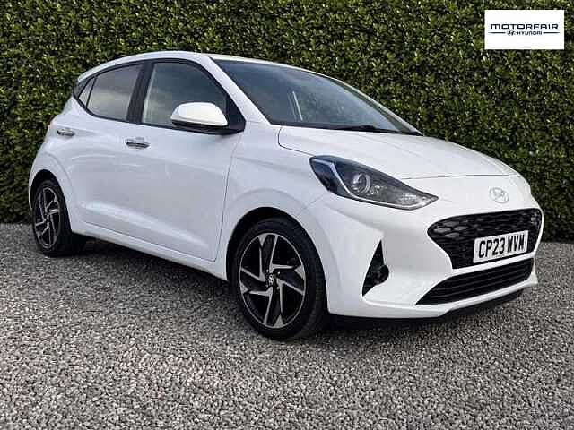 Hyundai I10 1.0 Premium Hatchback 5dr Petrol Manual Euro 6 (s/s) (67 ps) White