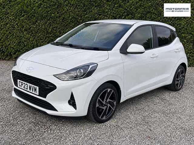 Hyundai I10 1.0 Premium Hatchback 5dr Petrol Manual Euro 6 (s/s) (67 ps) White