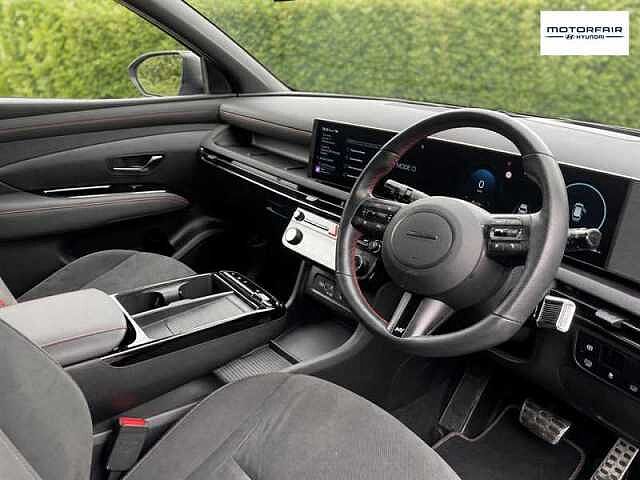 Hyundai TUCSON 1.6 T-GDi N Line S SUV 5dr Petrol Hybrid Auto Euro 6 (s/s) (215 ps) Silver