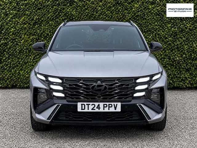 Hyundai TUCSON 1.6 T-GDi N Line S SUV 5dr Petrol Hybrid Auto Euro 6 (s/s) (215 ps) Silver