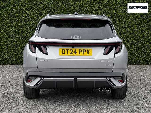Hyundai TUCSON 1.6 T-GDi N Line S SUV 5dr Petrol Hybrid Auto Euro 6 (s/s) (215 ps) Silver