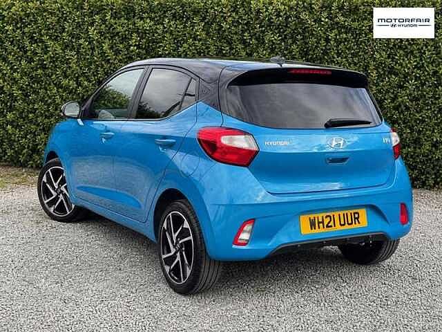 Hyundai I10 1.0 Premium Hatchback 5dr Petrol Manual Euro 6 (s/s) (67 ps) Blue